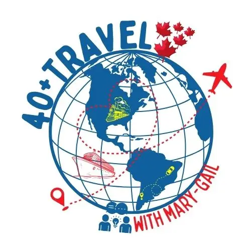 Designed logo and built blog website for Travel With Mary-Gail